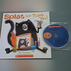 New Scholastic Splat Says Thank You! Book and CD Set
